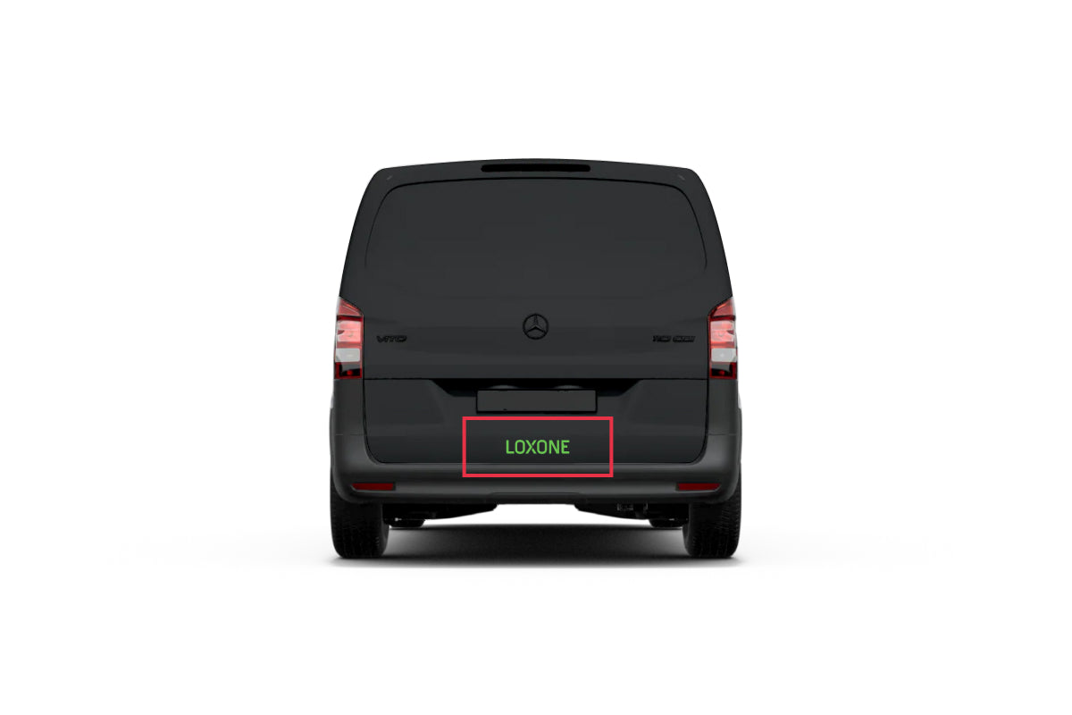Car Sticker Logo M in Green