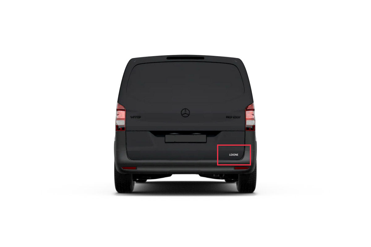 Car Sticker Logo S in Beyaz