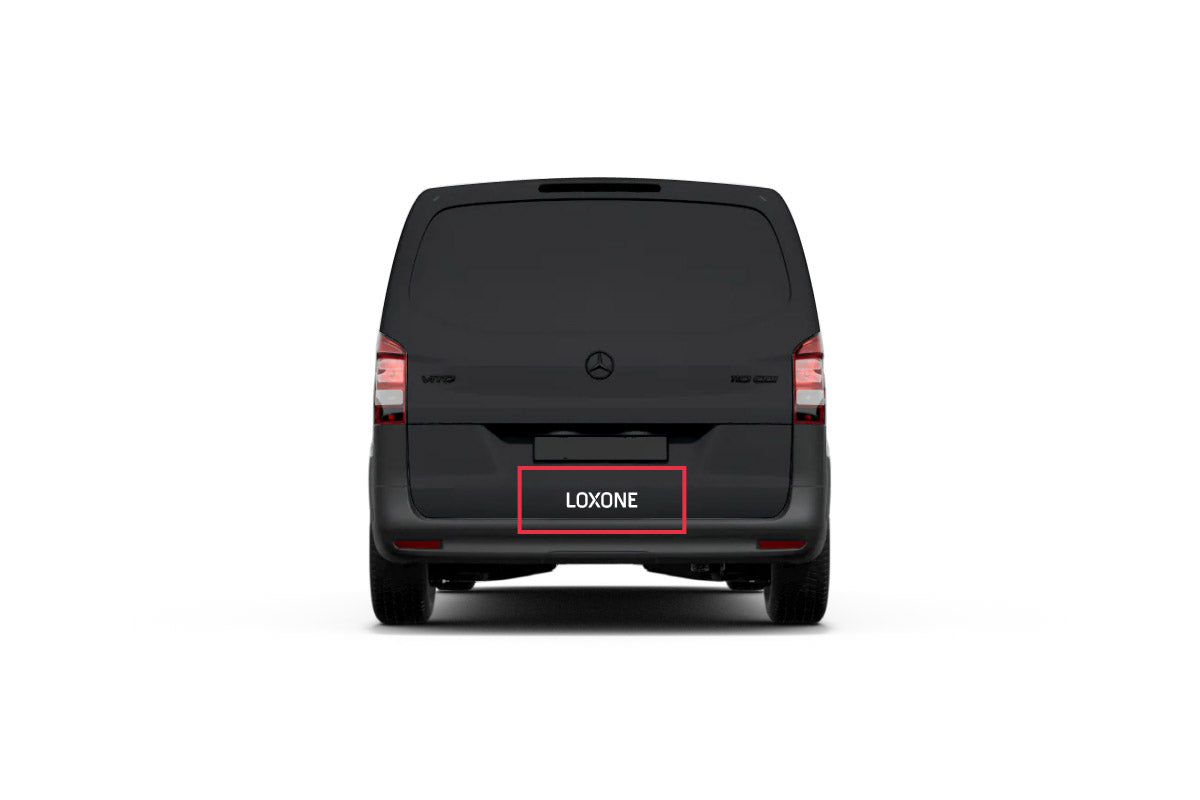 Car Sticker Logo M in Beyaz